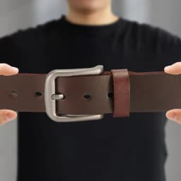 Genuine Leather For Men's High Quality Buckle Jeans Cowskin Casual Belts Business Cowboy Waistband Male Fashion Designer