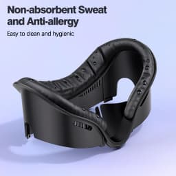 2025, Oculus Quest 3 Face Interface and Mask Pad, Anti-Sweat PU Foam Pad - VR Accessory Compatible with Meta Quest 3