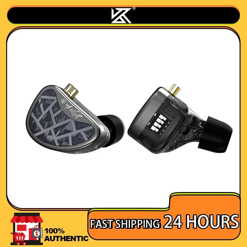 KZ AS24 PRO 24 BA Units HIFI Earphones Upgraded Balanced Armature Drive Tunable in Ear Wired Gaming Earbuds