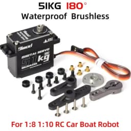 9imod RC Servo 35kg 45kg 25kg 51kg Metal Waterproof Brushless Servo Motor For Servo RC 1/10 1/8 Traxxas TRX4 Axial SCX10 RC Car