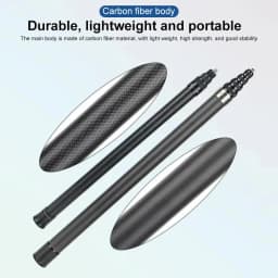 3M Carbon Fiber Scalable Monopod Extended Edition Invisible Selfie Stick For Insta360 X3 X2 For Go Pro 9 10 11 12 Stick Tripod