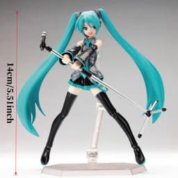Hatsune Miku 2026 New Anime Girl Figure Figma 014 Virtual Singer Miku Joint Movable Model Statue Toys Doll