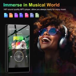 32GB/96GB MP3 Player with Bluetooth and Camera, Android 13 with 4" Touchscreen and Speaker, 4GB RAM & 32GB ROM with Spotify