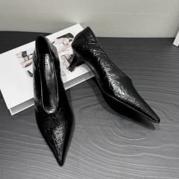 Fashion Pointed Toe Thin Heel Women Office Pumps Shallow Slip On Party Dress Shoes 2026 New Spring Autumn Commuter Footwear