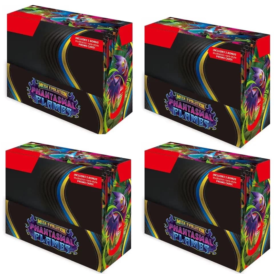 2026 360Pcs/Set Pokémon Card MEGA EVOLUTION Pre-group SCARLET&VIOLE 151 PHANTASMA FLAMES Prismatic English Booster Battle Card