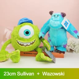 Fluffy Kawaii Sulley Mike Wazowsky Monsters University Stuffed Plush Animals Toy Sets Cute Pixar Doll For Boy Girl Birthday Gift