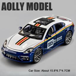 1:32 GTR Panamera Model Sports Car Toys Alloy Diecast Sound Light Doors Opened Exquisite Body Pull Back Collection Supercars