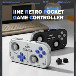 IINE Retro Pocket Gamepad Mini Controller for Nintendo Switch 2/1 Steam Deck Android iOS Phone PC Car Gaming Console Control