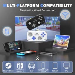 IINE Retro Pocket Gamepad Mini Controller for Nintendo Switch 2/1 Steam Deck Android iOS Phone PC Car Gaming Console Control
