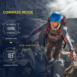 NORTH EDGE Mens Digital Watch Professional Dive Computer Watch Scuba Diving NDL (No Deco Time) 50M Altimeter Barometer Compass
