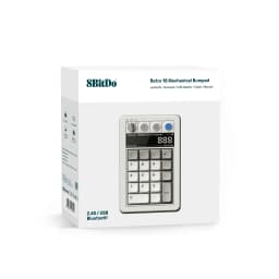 8BitDo Retro 18 Mechanical Numpad, Supports Calculator Mode, Bluetooth/2.4G/Wired Numpad for Windows and Android