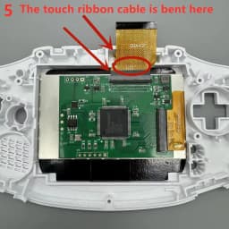2.9 "original Size IPS High Brightness LCD Screen For Gameboy Advance GBA Support Pixel Mode Display Warm light Screens
