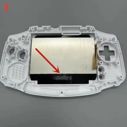 2.9 "original Size IPS High Brightness LCD Screen For Gameboy Advance GBA Support Pixel Mode Display Warm light Screens