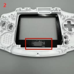 2.9 "original Size IPS High Brightness LCD Screen For Gameboy Advance GBA Support Pixel Mode Display Warm light Screens