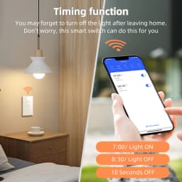 AVATTO Smart Zigbee Touch Groove Light Switch 220V Waterproof Smart Life APP Remote Control Works With Tuya Alexa Google Home