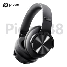 Picun B8 Bluetooth Headphones 120H Playtime Headset Wireless Bluetooth 3EQ Mode Low Latency Hands-Free Calls Over Ear Headphones