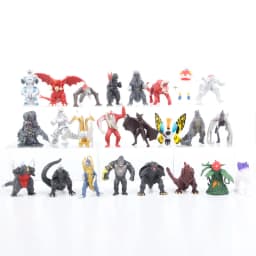 24pcs/set Godzilla vs King Kong Figure Model Toys 17cm
