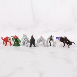 24pcs/set Godzilla vs King Kong Figure Model Toys 17cm