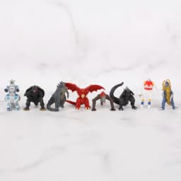 24pcs/set Godzilla vs King Kong Figure Model Toys 17cm