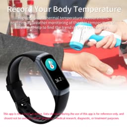 LIGE 1.1" AMOLED Color Display Smartwatch Waterproof Swimming Sports Watch Indoor Outdoor Tracking Smart Band for IOS Android