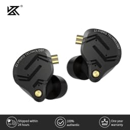 KZ ZS12 PRO X Metal Earphones 1DD+5BA Hybrid HIFI Bass In Ear Monitor Headphones Music Sport Noise Cancelling Headset New Arrive