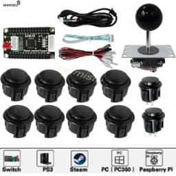 Arcade Joystick Copy Sanwa Neo Geo Arcade Game Diy Kit Raspberry Pi XBOX360 Android PS3 In 1 Usb Controller Zero Delay Board