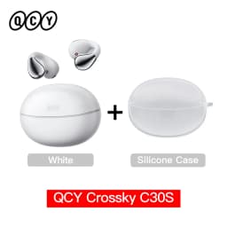 QCY Crossky C30S Open Ear Wireless Earphones Hi-Res with LDAC Ear Clip Earbuds Bluetooth 6.0 Clip On OWS Sports Headphones 40Hrs