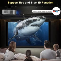 2026 HORLAT 45000 Lumens 4K Ultra HD Projector TOF Focus Android 14 WiFi 6 1080P Full HD Daylight Home Theater Movie Projector