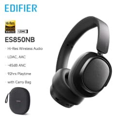 Edifier ES850NB Wireless Headphone Noise Cancelling Bluetooth Earphones Hi-Res Wireless Over-Ear Headphones with Carry Bag