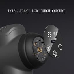 6/99 Speeds Massage Gun Deep Tissue, Back Massager Gun for Athletes Muscle Massage Gun for Body with 4/8 Massage Heads