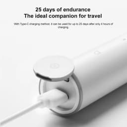 Xiaomi Mijia T300 Sonic Electric Toothbrush IPX7 Waterproof High-Frequency Vibration Magnetic Motor Long Battery Life Oral Care