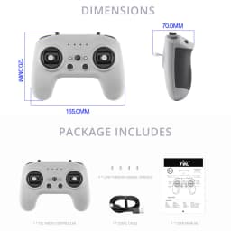 NEW RadioMaster T8L Radio FCC / LBT 2.4G ELRS 10CH Transmitter X5 Hall Gimbal Adjustable Power 10-100mW Wi-Fi Remote Controller