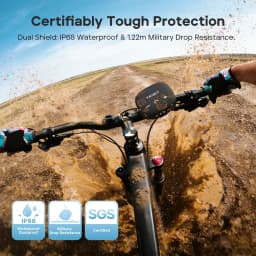 Tribit StormBox Micro 3 Wireless Speaker,13W XBass Sound,BT 6.0, 24H Playtime,IP68,TWS,Strap & Magnetic Mount for Bike/Outdoor