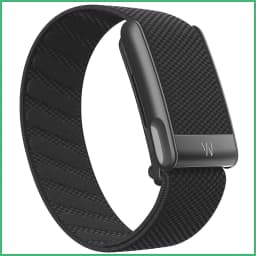 Whoop 5.0 Replacement Strap, Nylon Woven Elastic Sport Band with Metal Logo for ECG & Fitness Tracking