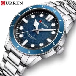 CURREN 8450 Military Sport Watch Men's Night Light Waterproof Steel Strip Quartz Men's Business Leisure Watch Relogios Masculino