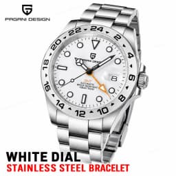 2026 PAGANI Design New Men's Automatic Mechanical Watches GMT Watch 42mm Sapphire Stainless Steel Waterproof Watch Reloj Hombre
