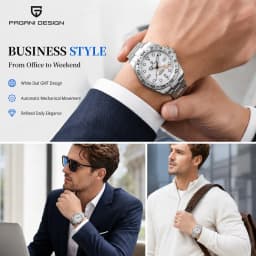 2026 PAGANI Design New Men's Automatic Mechanical Watches GMT Watch 42mm Sapphire Stainless Steel Waterproof Watch Reloj Hombre
