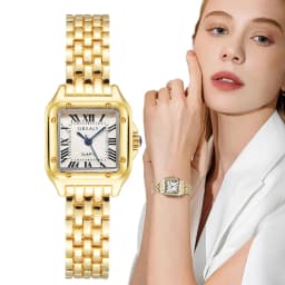 Top Brand Watch Women's Business Retro Classic Simple Waterproof Steel Strip Ladies Fashion Quartz Clock Wristwatches Gift