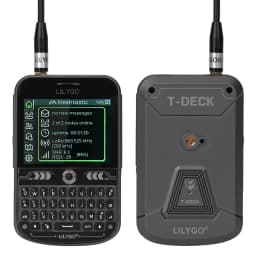 LILYGO T-Deck Plus Lora Mesh Radio with ESP32-S3 GPS LoRaWAN for Meshtastic Pocket Tracker Node with External Antenna