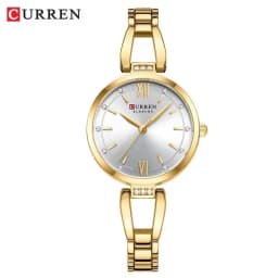 CURREN 9092 Women's Stainless Steel Quartz Watch Luxury and Elegant Watch Business Women's Bracelet Watches Relojes De Mujer