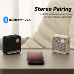 Edifier ES20 Portable Bluetooth Speaker Wireless Speaker IP67 Waterproof Light Effects Outdoor Speakers Deep Bass with Mic