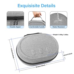 Hard Carrying Case Compatible with Oculus/Meta Quest 3, Suitable for Travel Portable Protection Accessories for Oculus Quest 3