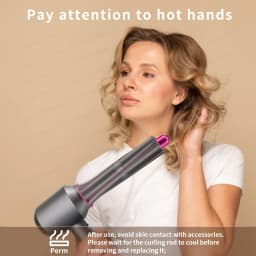 Upgraded Adapter Hair Dryer Automatic Curling Nozzle For Dyson Supersonic HD16 Nural Hair Dryer Accessories Cylinder Comb Nozzle
