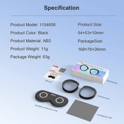Suitable for Meta Quest 3S VR Scratch Resistant Ring Lens Protective Cover, Anti Eye Blue Light Quest 2 Accessories