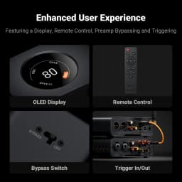 Fosi Audio ZD3 Bluetooth USB Desktop DAC ARC Input, ES9039Q2M Fully Balanced Digital Decoder for Stereo Amplifier with Remote