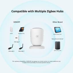 1-10PCS SONOFF SNZB-06P Zigbee Human Presence Sensor 5.8GHz Microwave Radar Smart Scene ZBBridge-P eWeLink Alice Alexa Google