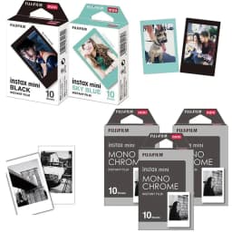Fujifilm Instax Mini Film White 10 20 40 60 80 100 Sheets For FUJI Instant Photo Camera Mini 12/11 9 8 7 70 90 Film Camera