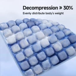1pc 3D Ergonomic Chair Cushion For Long Sitting, Office Chair Car Seat Cushion, Adjustable Inflatable Cushion