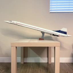 2083PCS Concorde Passenger Aircraft Building Block Creative Decoration Technical Model MOC Assembly Bricks Toys Kids Gifts