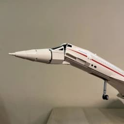 2083PCS Concorde Passenger Aircraft Building Block Creative Decoration Technical Model MOC Assembly Bricks Toys Kids Gifts